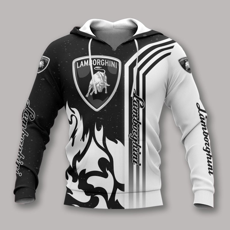 Lamborghini t-shirt hoodie apparel 3D full printing