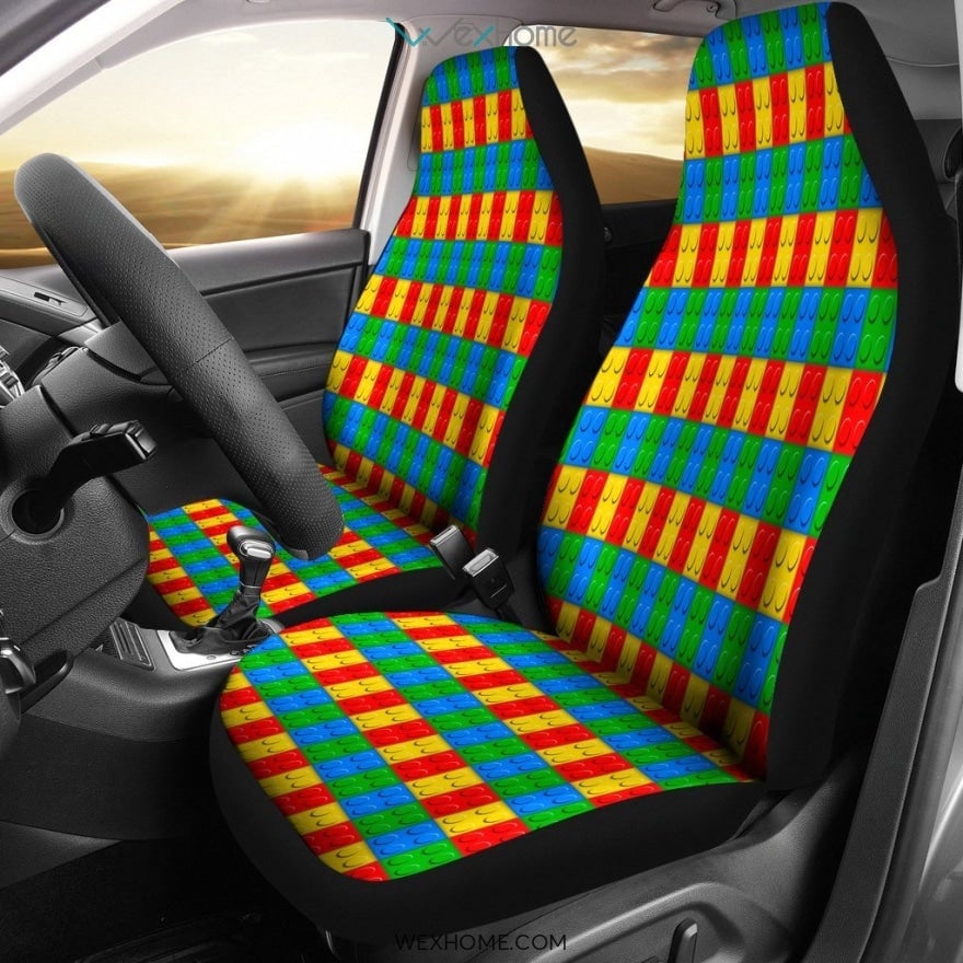 Ghost Face Watercolor Seat Covers