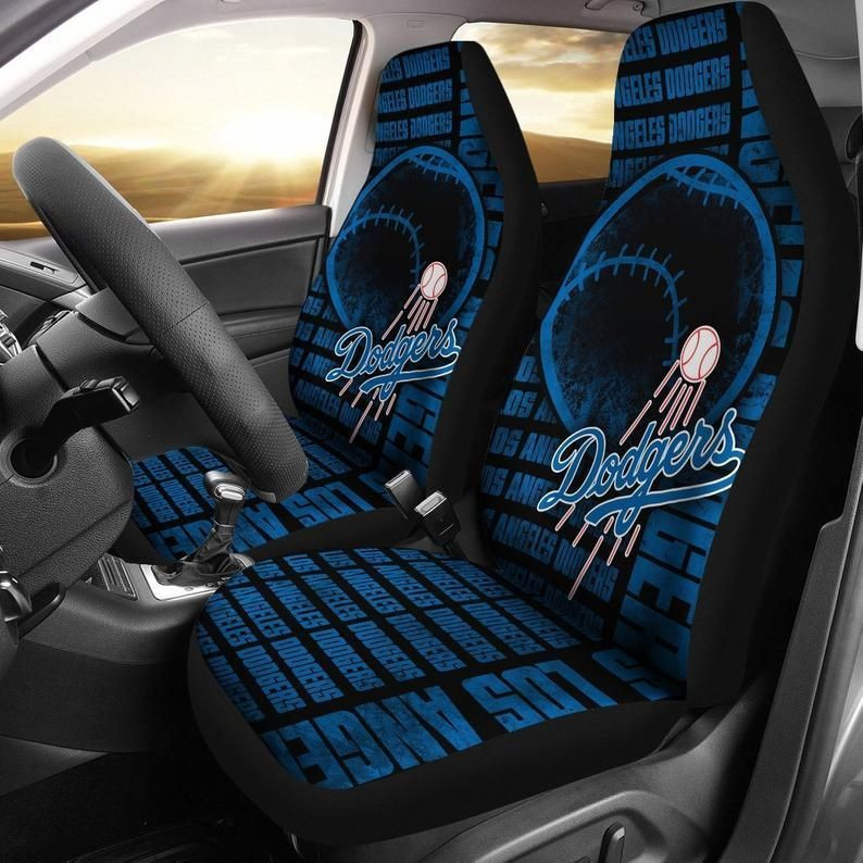 Los Angeles Dodgers Car Seat Covers (SET OF 2) - v6.2