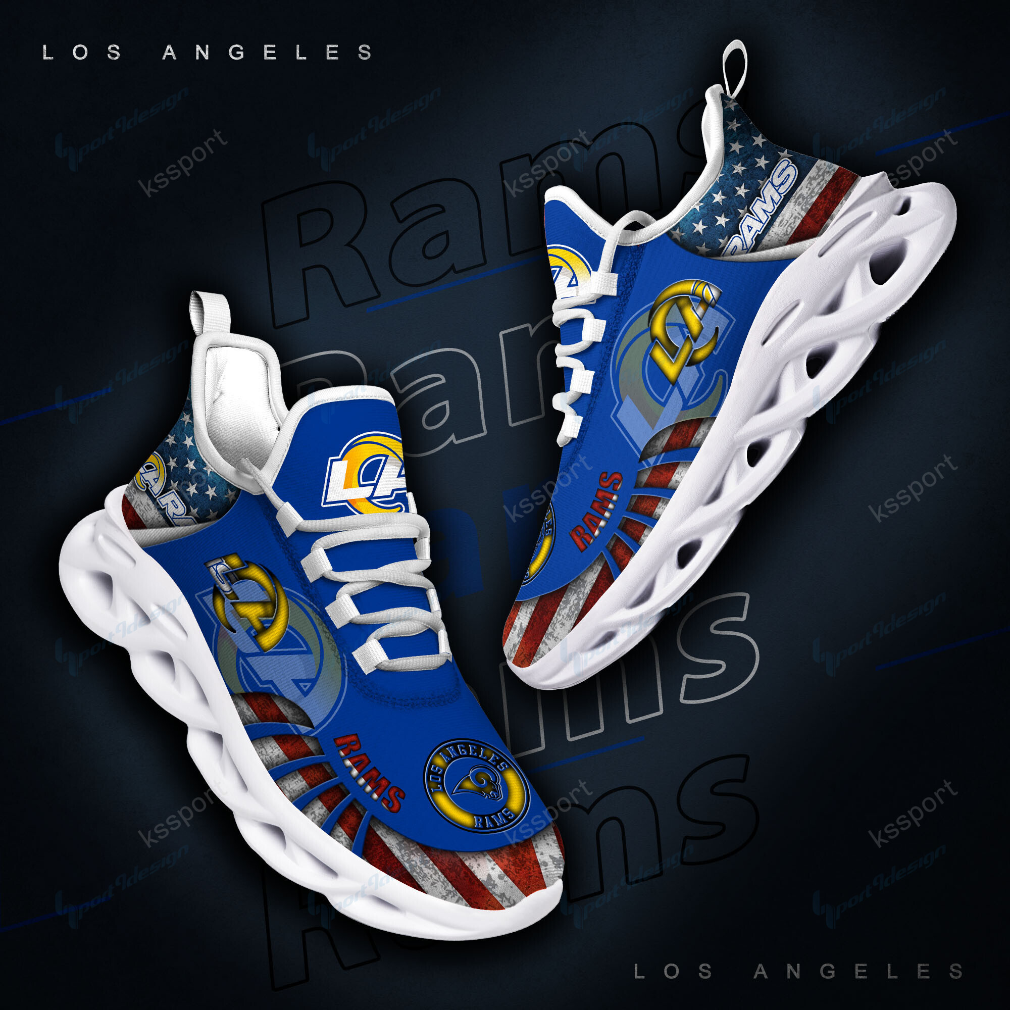 Seattle Seahawks Running Sneakers Bb445