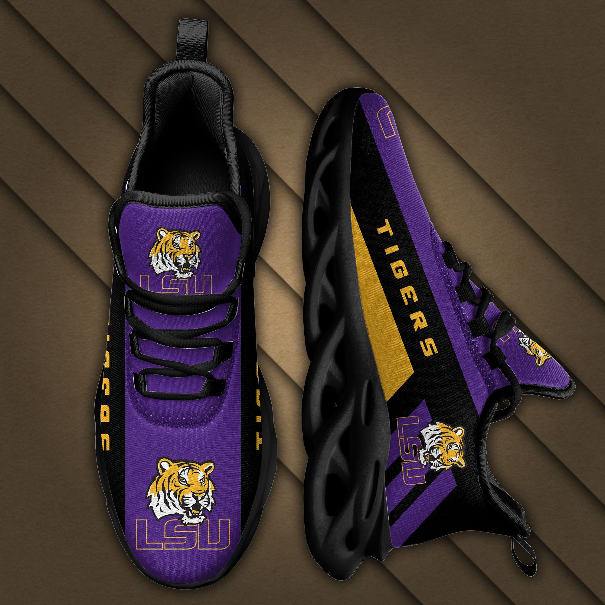 Clemson Tigers Max Soul Sneakers Shoes