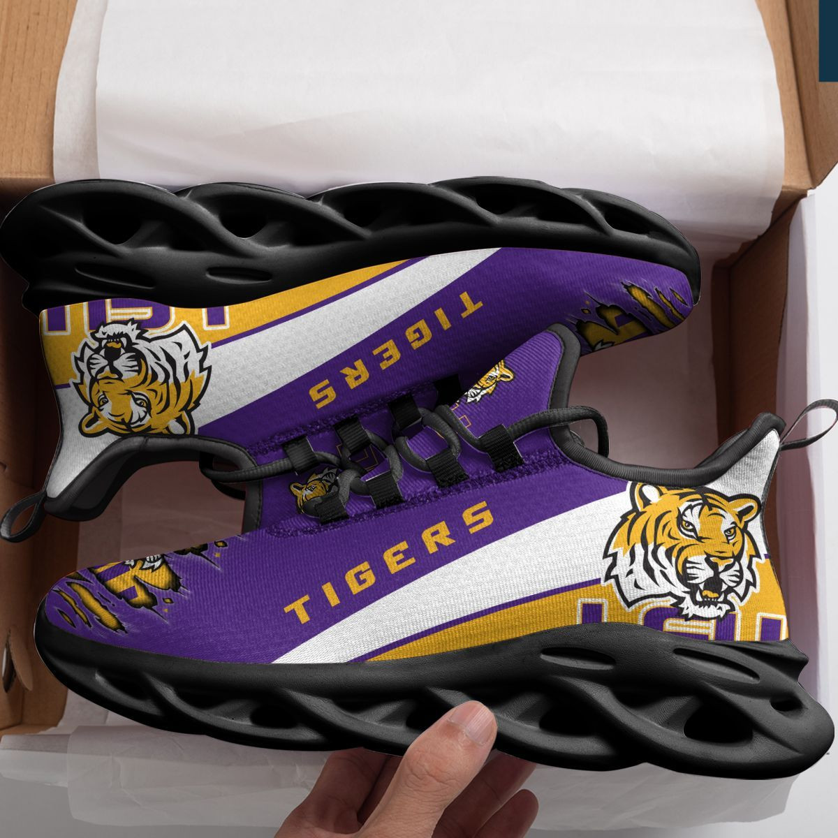 LSU Tigers Max Soul Sneakers Shoes