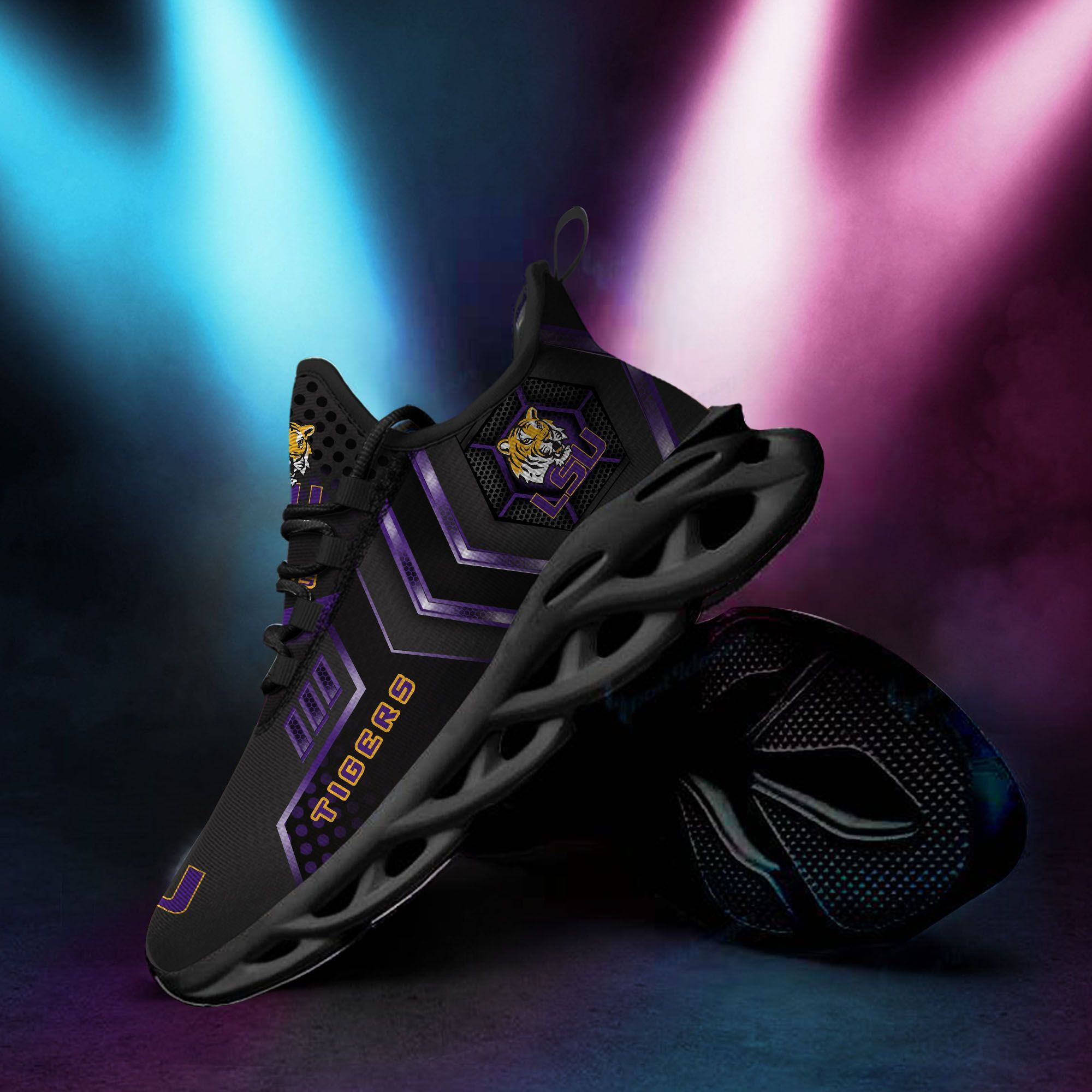 Kansas Jayhawks Max Soul Sneakers Shoes