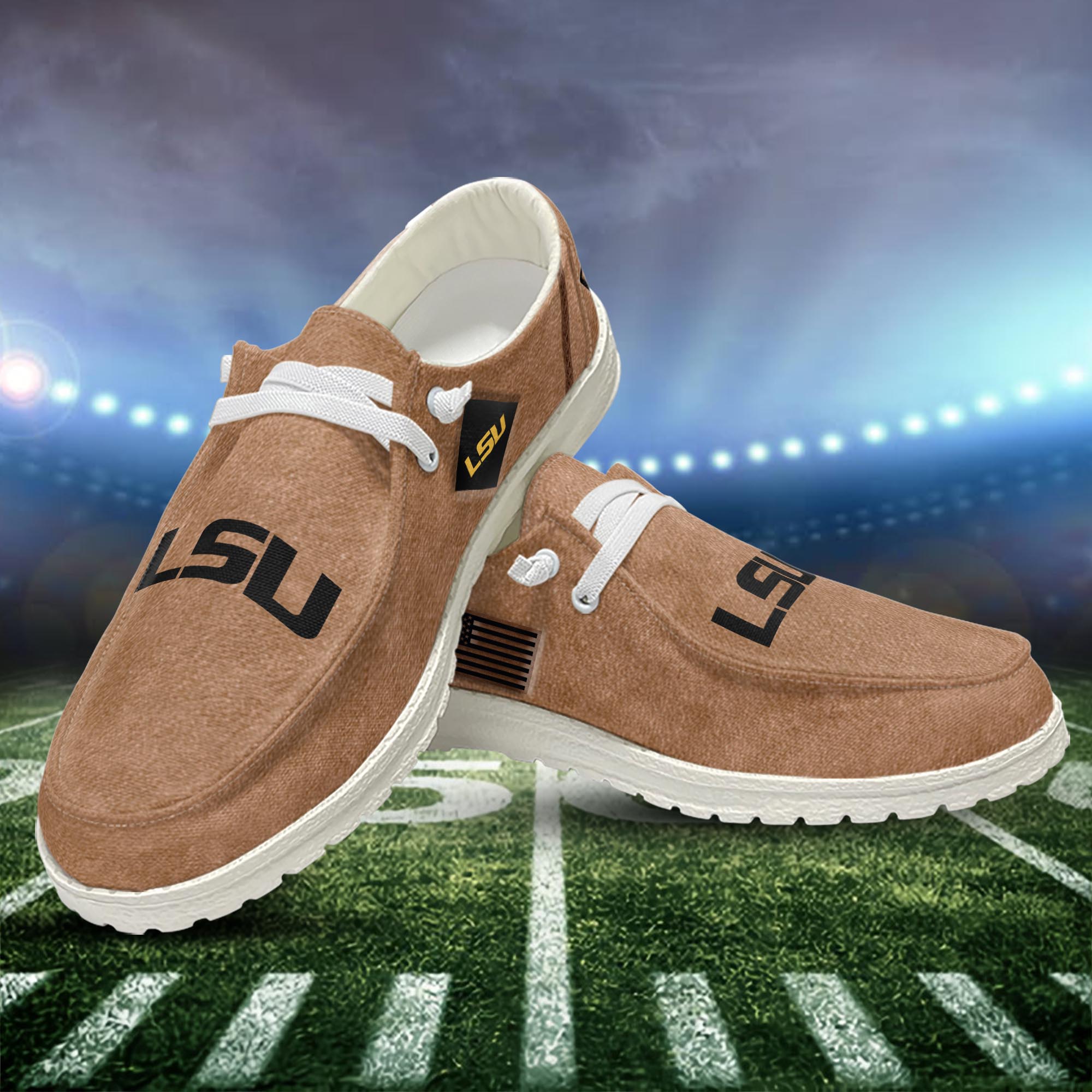 Virginia Cavaliers Personalized Hey Dude Sports Shoes - Custom Name Design