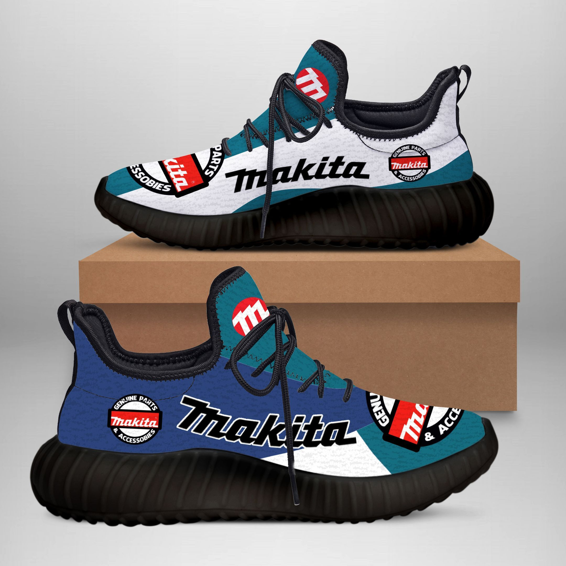 3D Printed Manchester United NTH-HL Sneakers Ver 1 For Men & Women (Black)