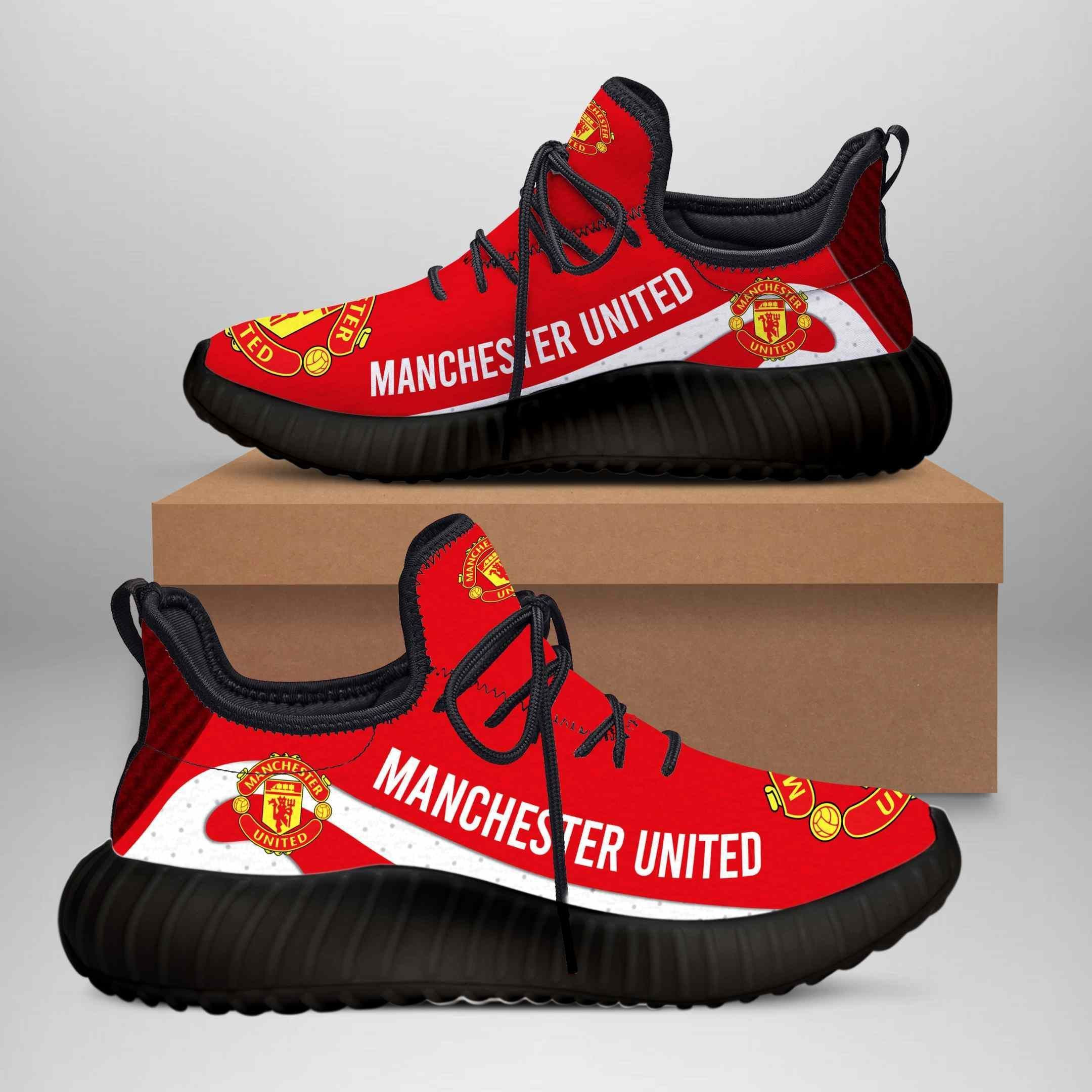 3D Printed Manchester United NVT-NH Sneakers For Men & Women Ver 1 (Pink)