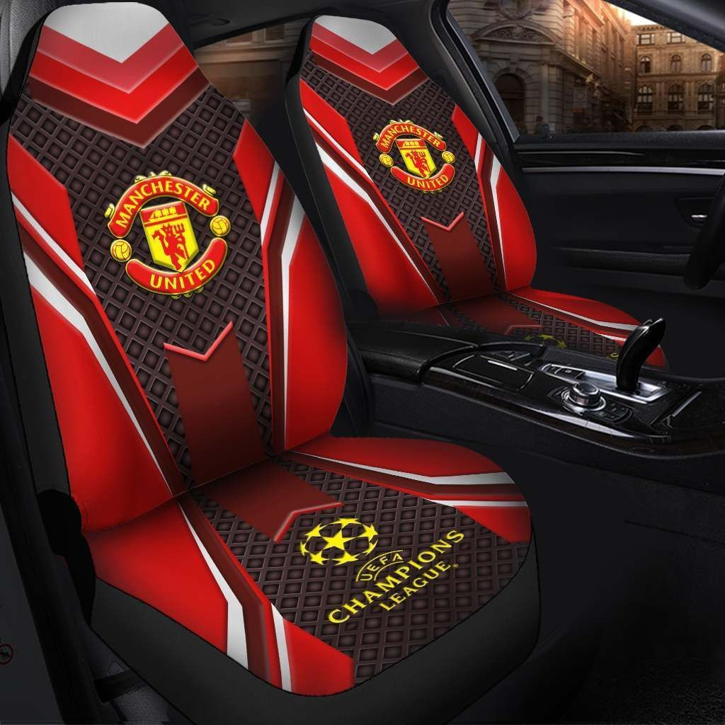 Manchester United NVT-QL Car Seat Cover (Set of 2) Ver 1 (Grey)