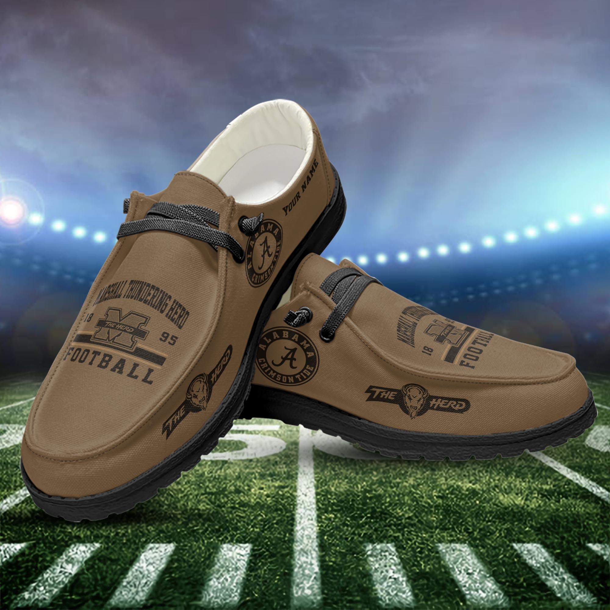 Georgia Tech Yellow Jackets Personalized Hey Dude Sports Shoes - Custom Name Design