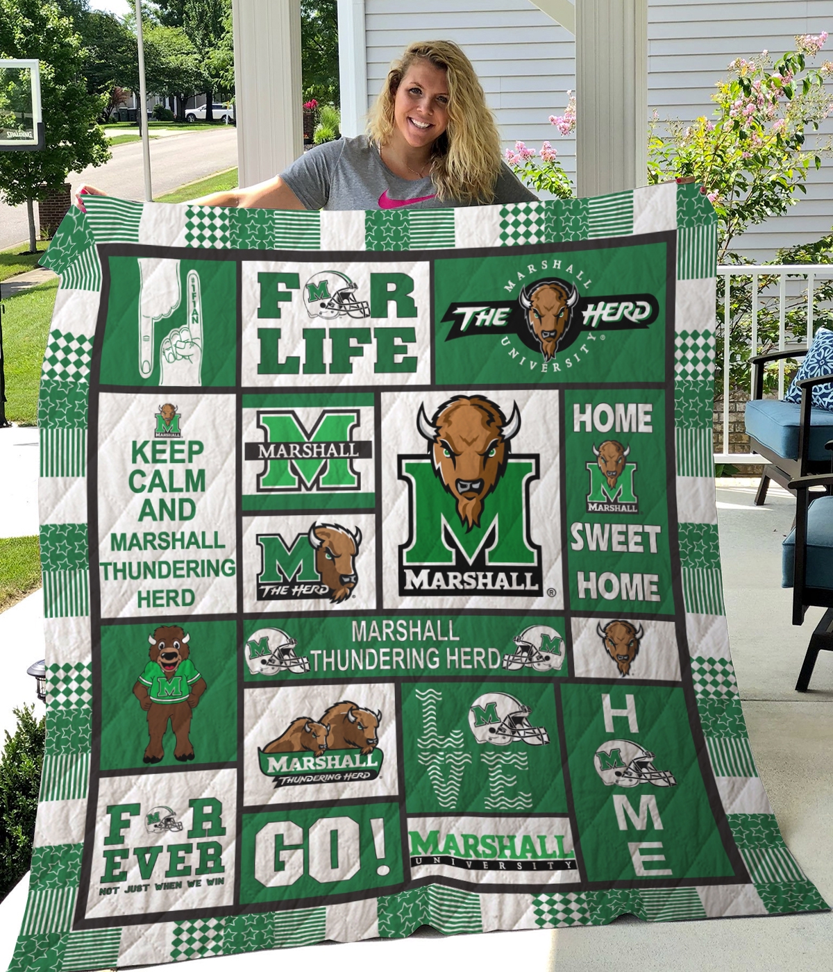 New York Jets Quilt Blanket 01