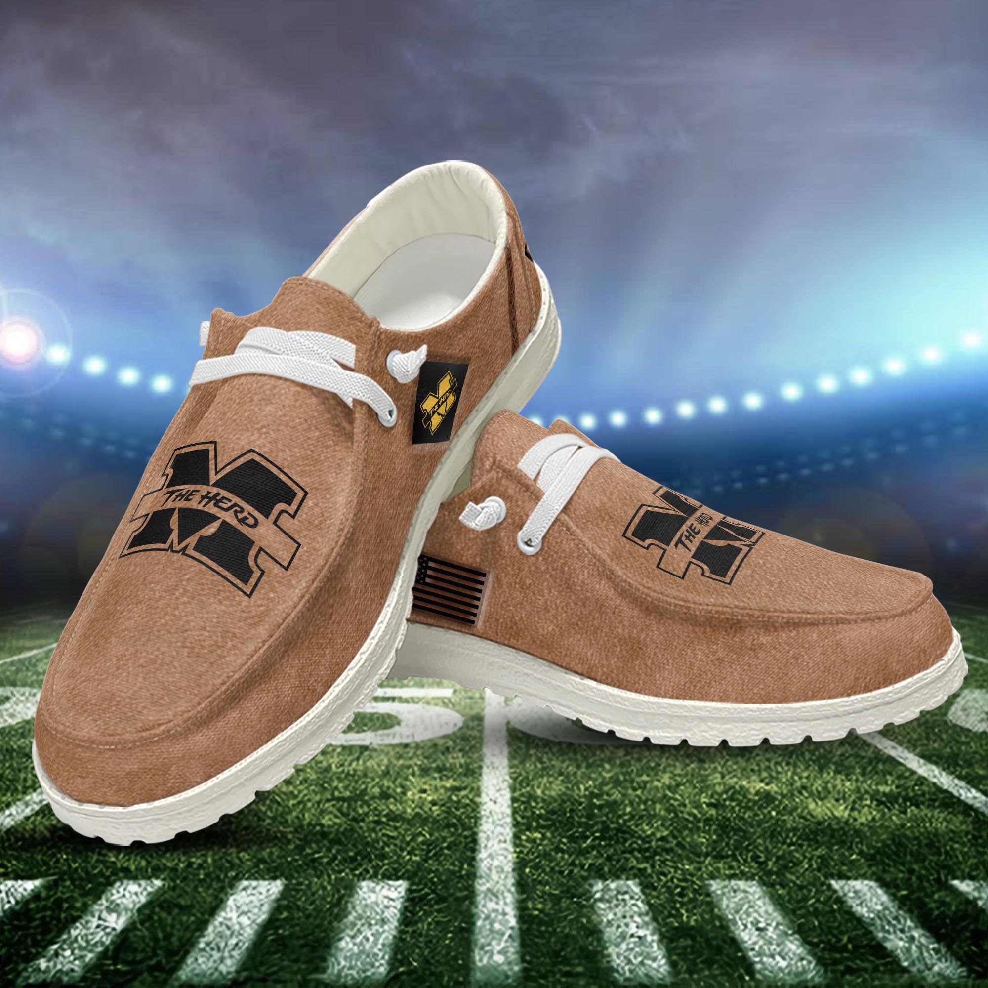 NC State Wolfpack Salute To Service Personalized Hey Dude Sports Shoes - Custom Name Design
