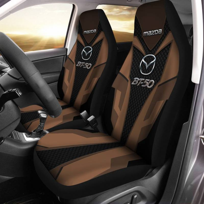 FORD F250 NCT Car Seat Cover (Set of 2) Ver 2 (Black)