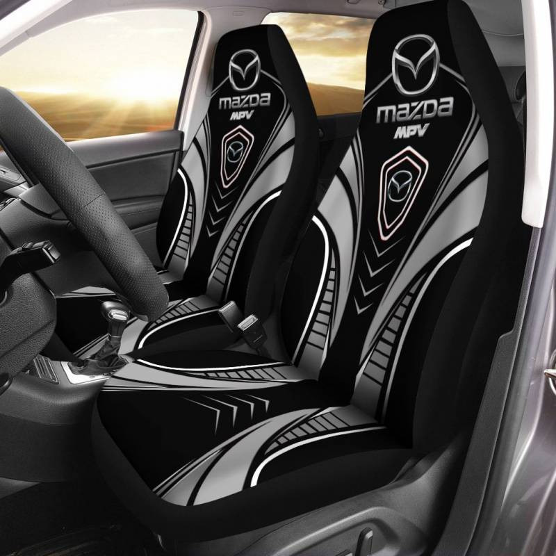Ford F250 TDV Car Seat Cover (Set of 2) Ver 1 (Grey)