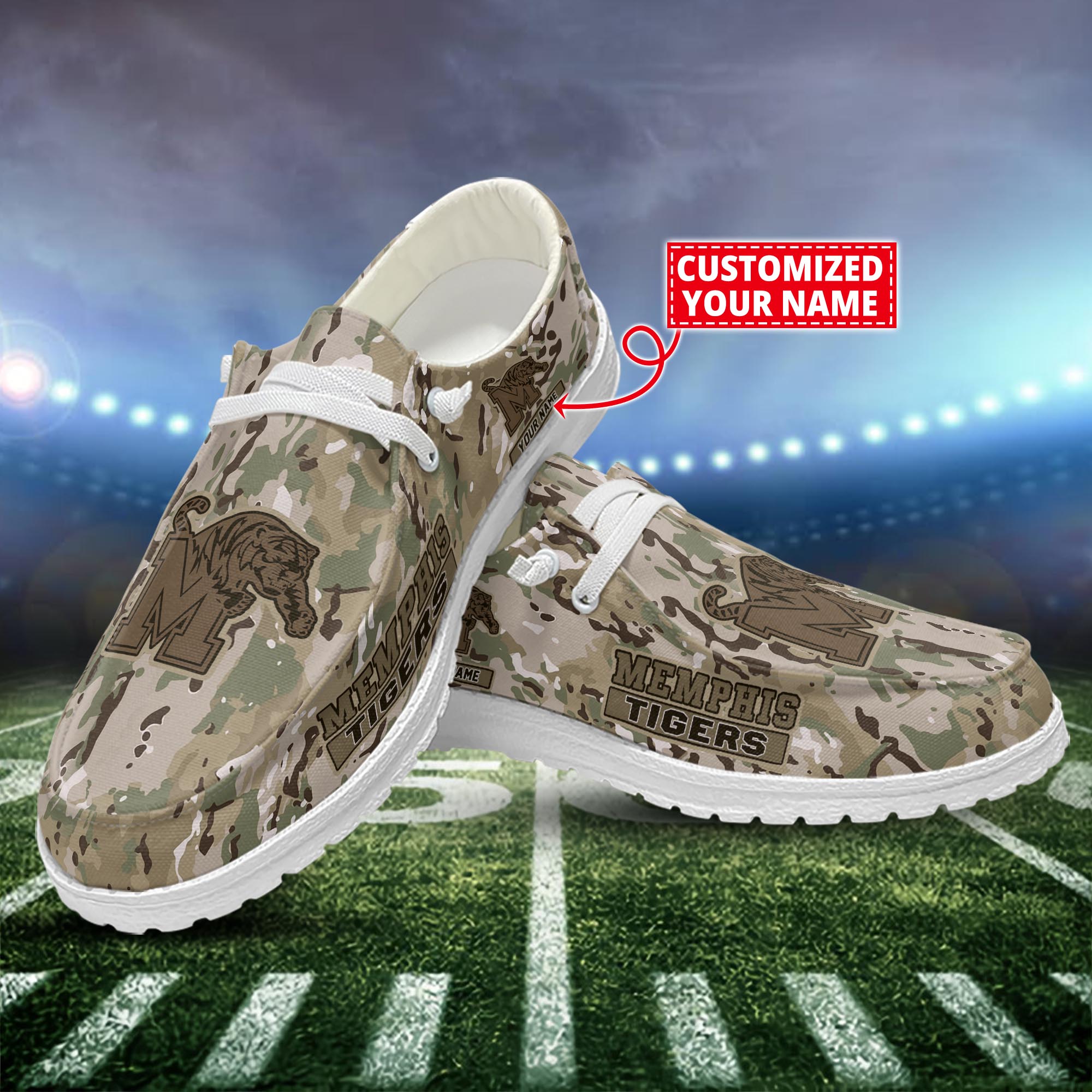 Minnesota Vikings Personalized Hey Dude Sports Shoes - Custom Name Design