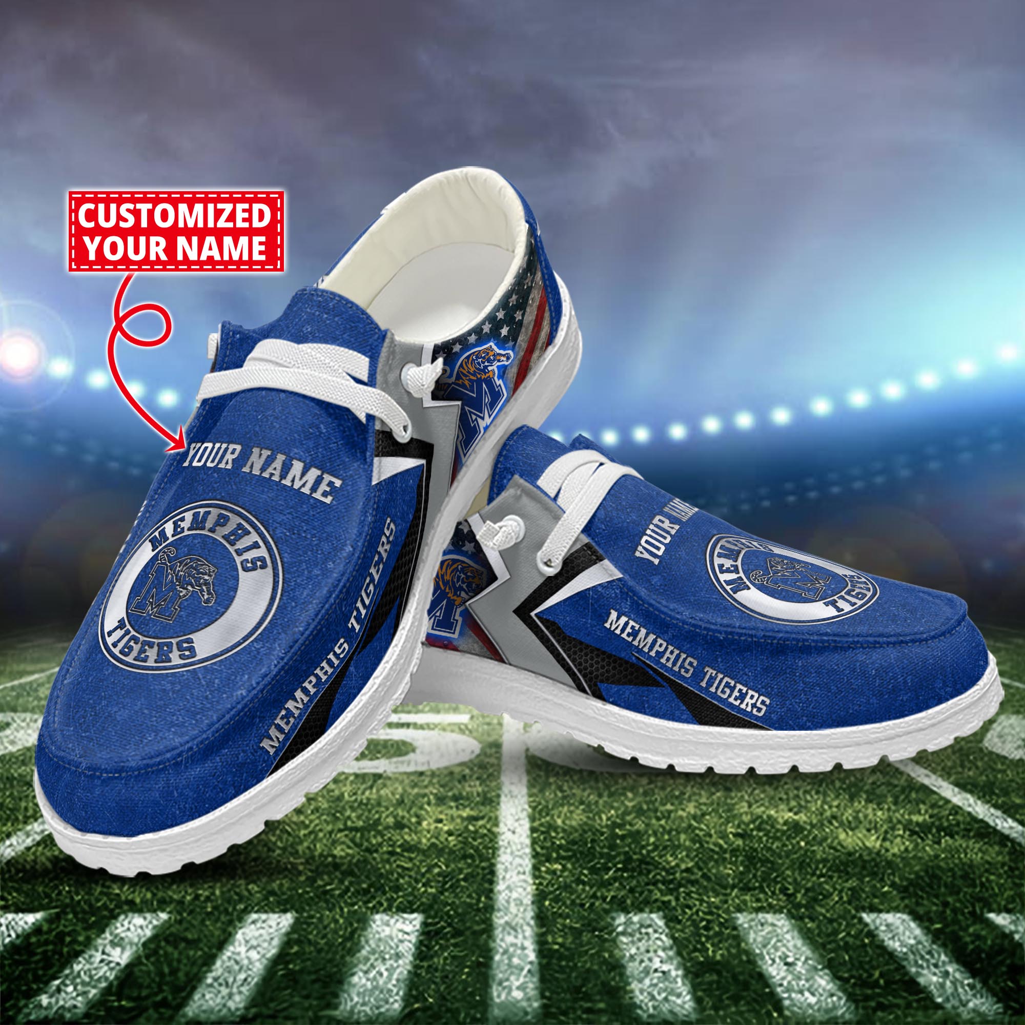 Michigan State Spartans Personalized Hey Dude Sports Shoes - Custom Name Design