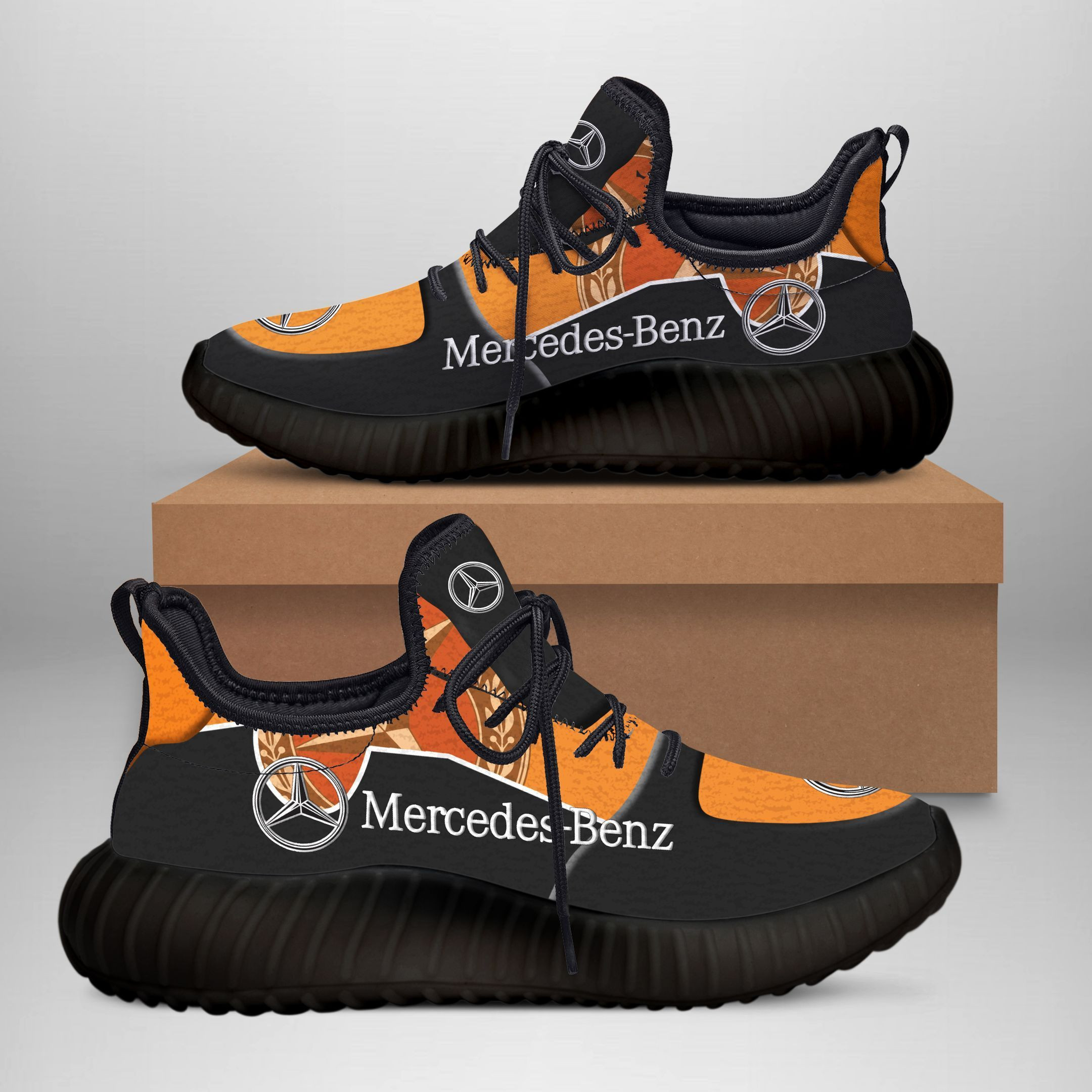 3D Printed Mercedes-Benz  Sneakers Ver 1 For Men & Women (White)