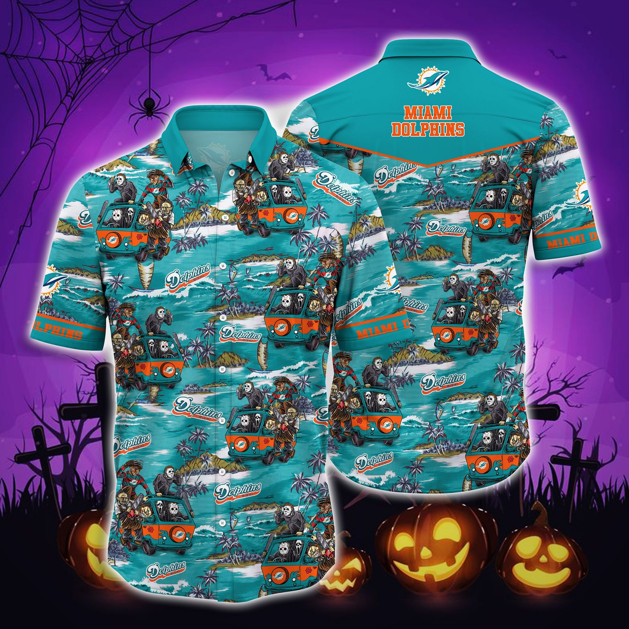 Miami Dolphins Hawaiian 3D Shirt Style Hot