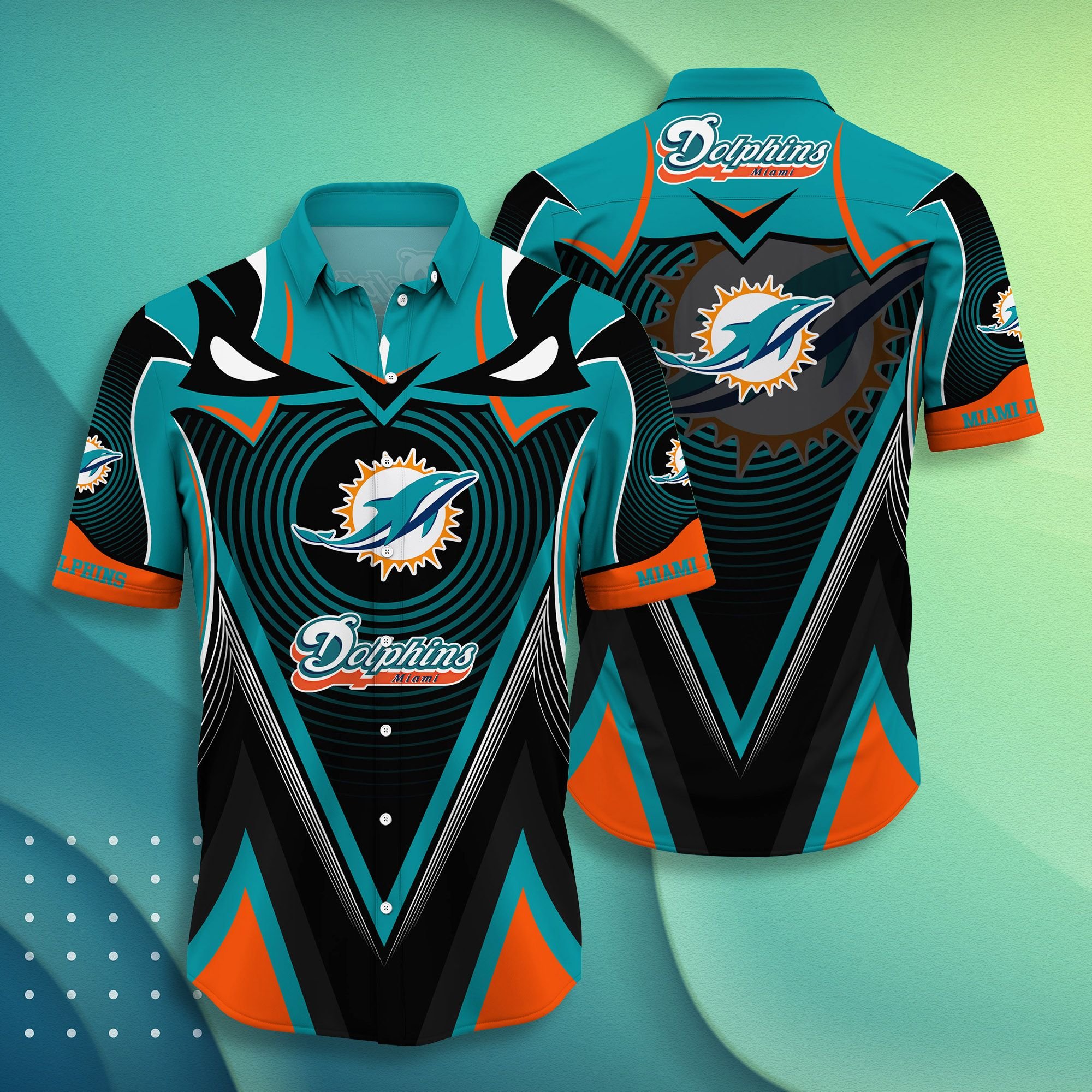 Miami Dolphins Tropical Flower Hawaii 3D Shirt
