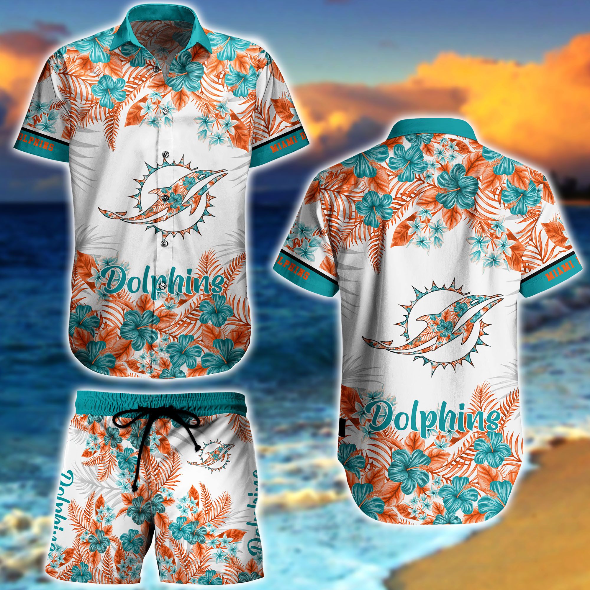 Chicago Bears Hawaiian shirt pineapple tropical