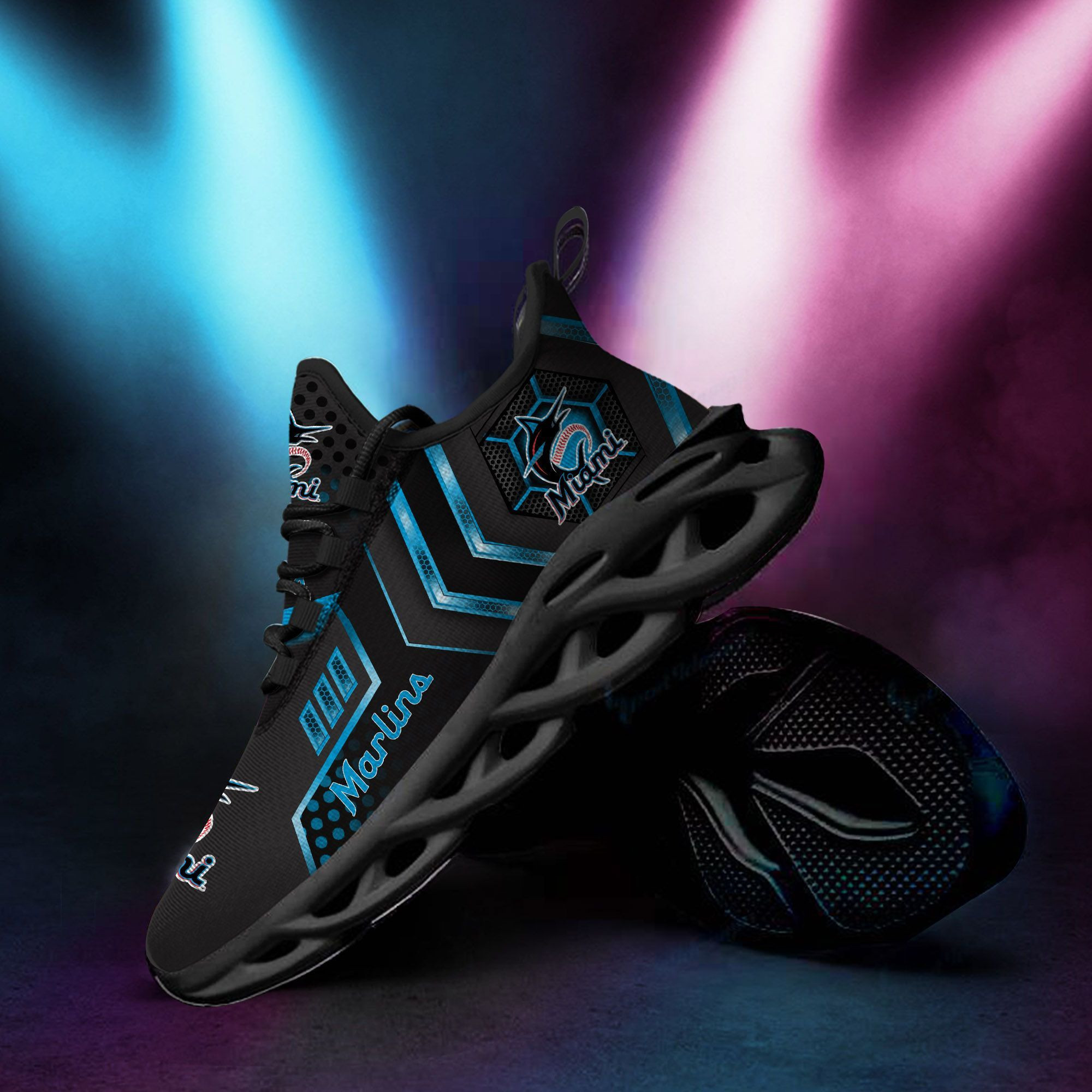 Miami Dolphins Max Soul Sneakers Shoes