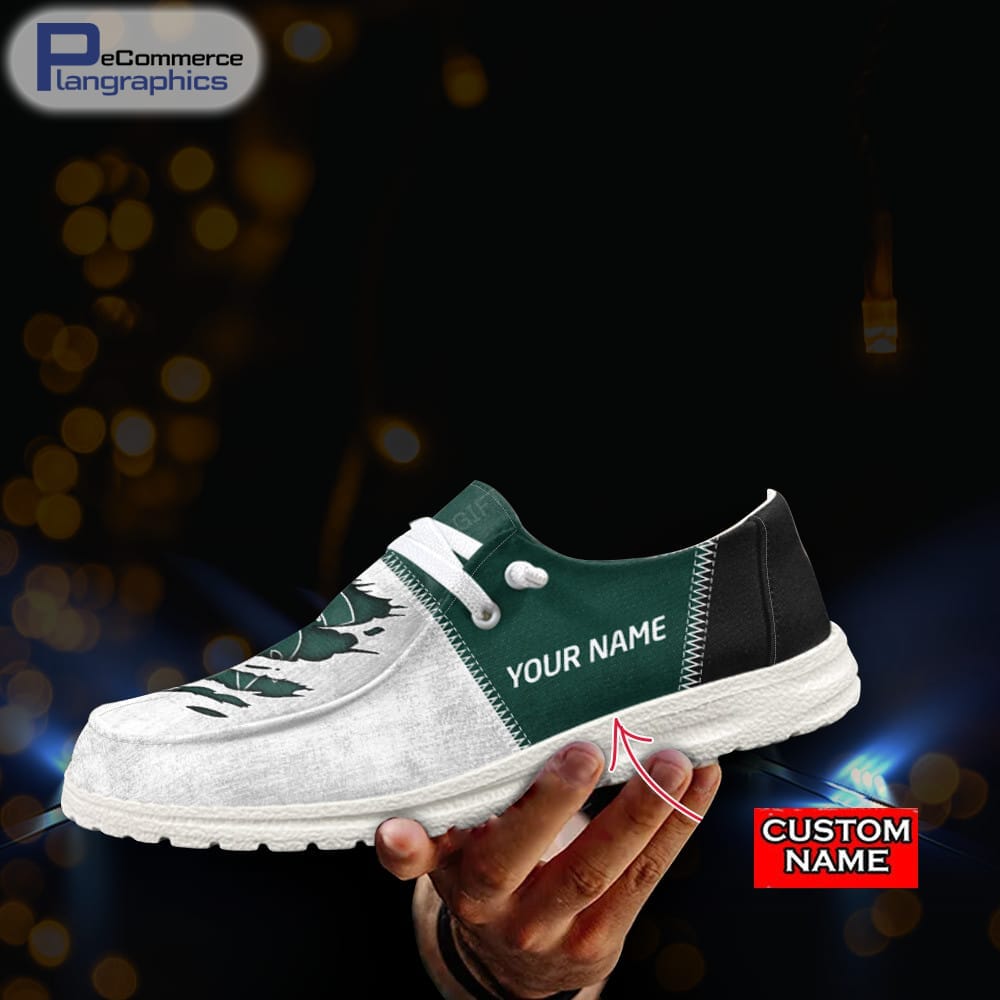 Mississippi State Bulldogs Custom Name Hey Dude Shoes 