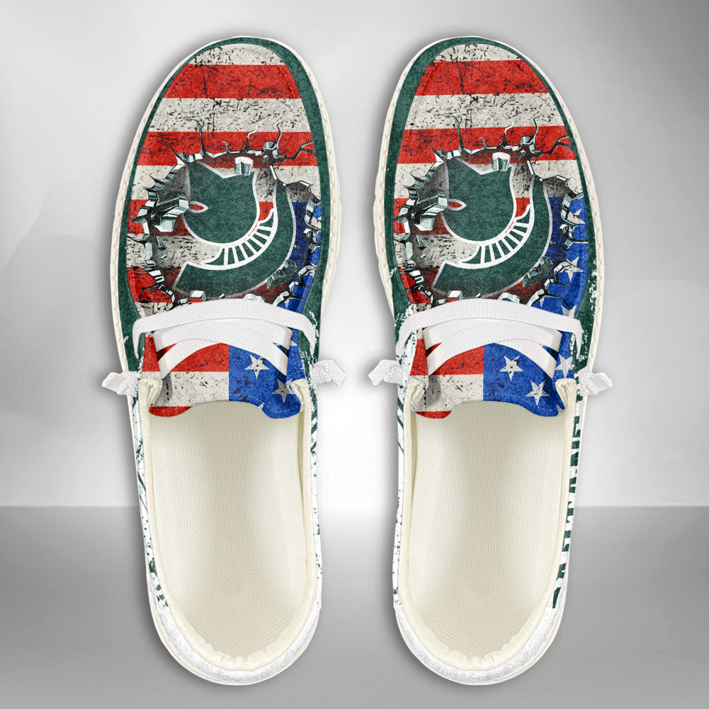 Ole Miss Rebels Personalized Hey Dude Sports Shoes - Custom Name Design