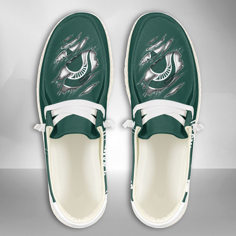 Ohio State Buckeyes Personalized Hey Dude Sports Shoes - Custom Name Design