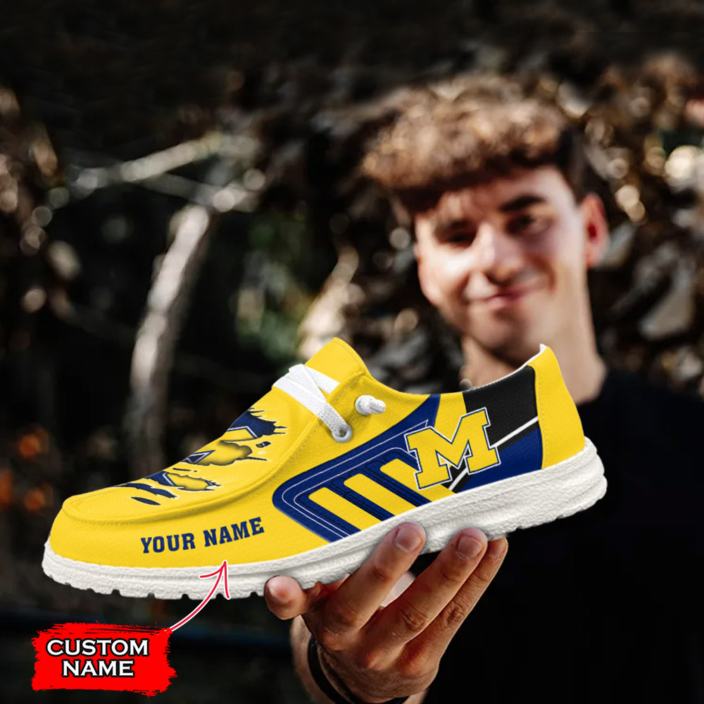 Louisville Cardinals Personalized Hey Dude Sports Shoes - Custom Name Design