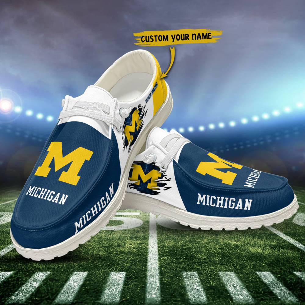 Minnesota Golden Gophers Personalized Hey Dude Sports Shoes - Custom Name Design