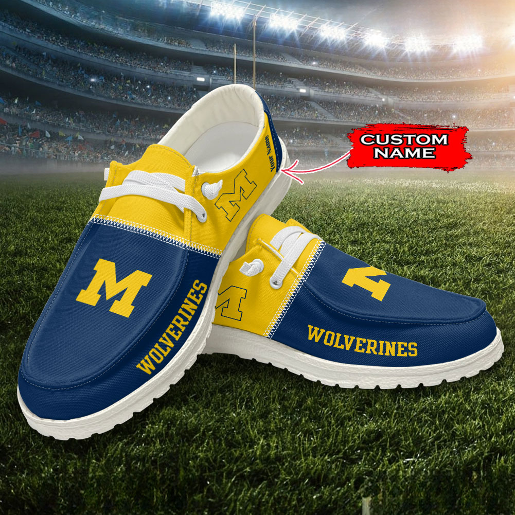 LSU Tigers Personalized Hey Dude Sports Shoes - Custom Name Design