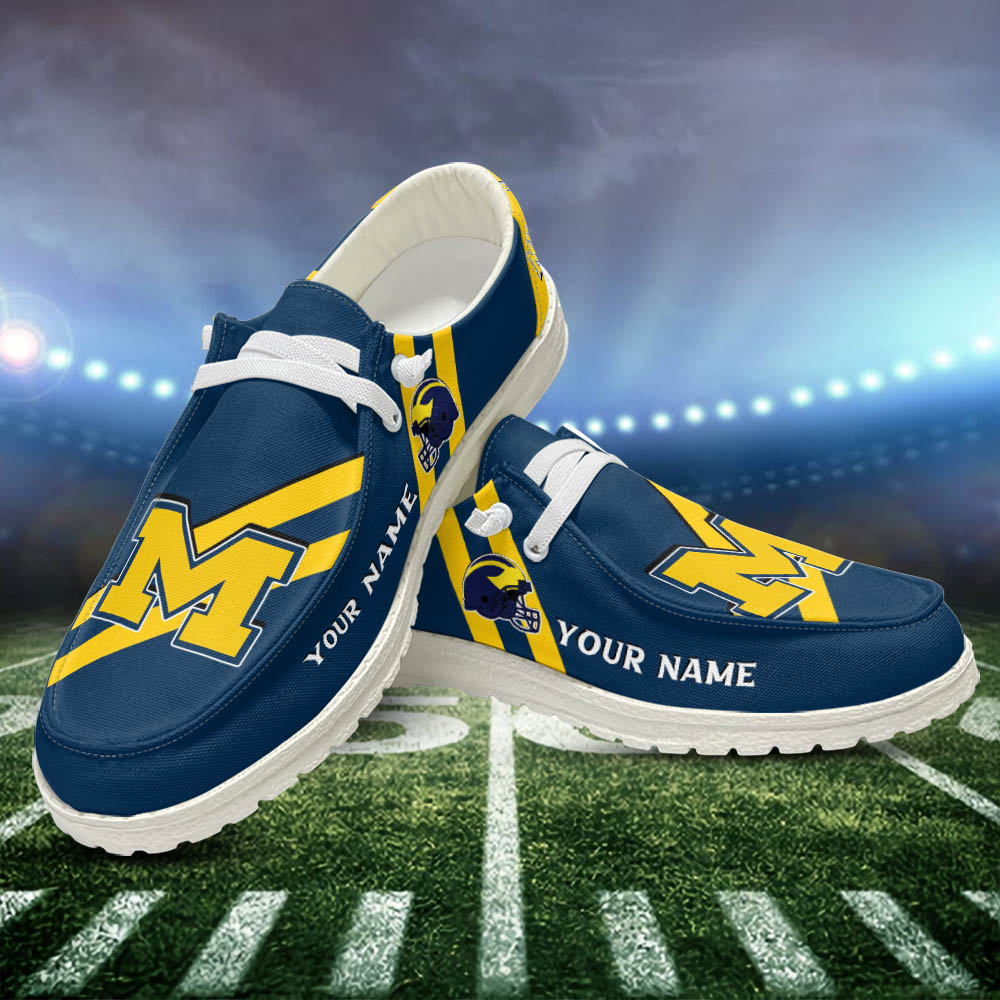 Mississippi State Bulldogs Personalized Hey Dude Sports Shoes - Custom Name Design