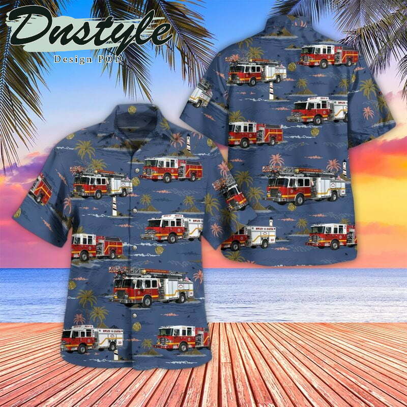 Hazelwood St. Louis County Missouri Hazelwood Fire Department Hawaiian Shirt