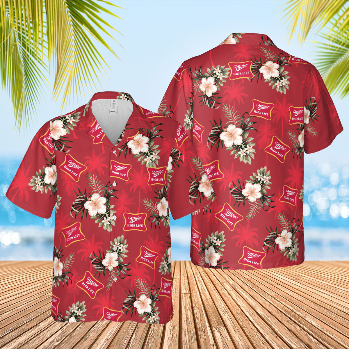 Just Want To Drink Busch Light Hawaiian Shirt