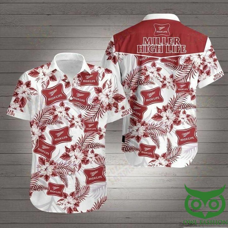 Custom Name Number San Diego Padres White And Brown Hawaiian Shirt