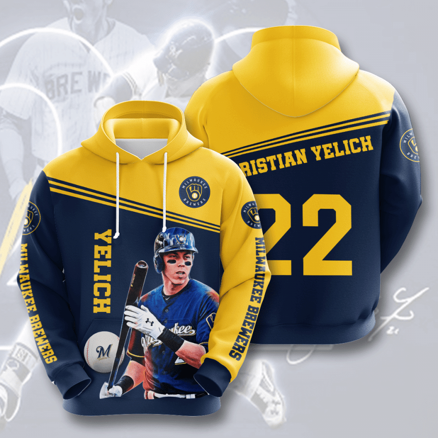 Personalized  Milwaukee Brewers 3D Hoodie