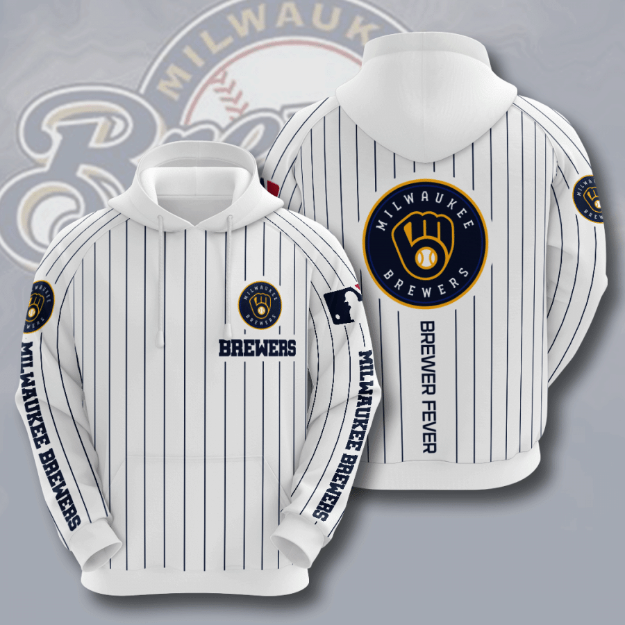 Personalized  Milwaukee Brewers 3D Hoodie