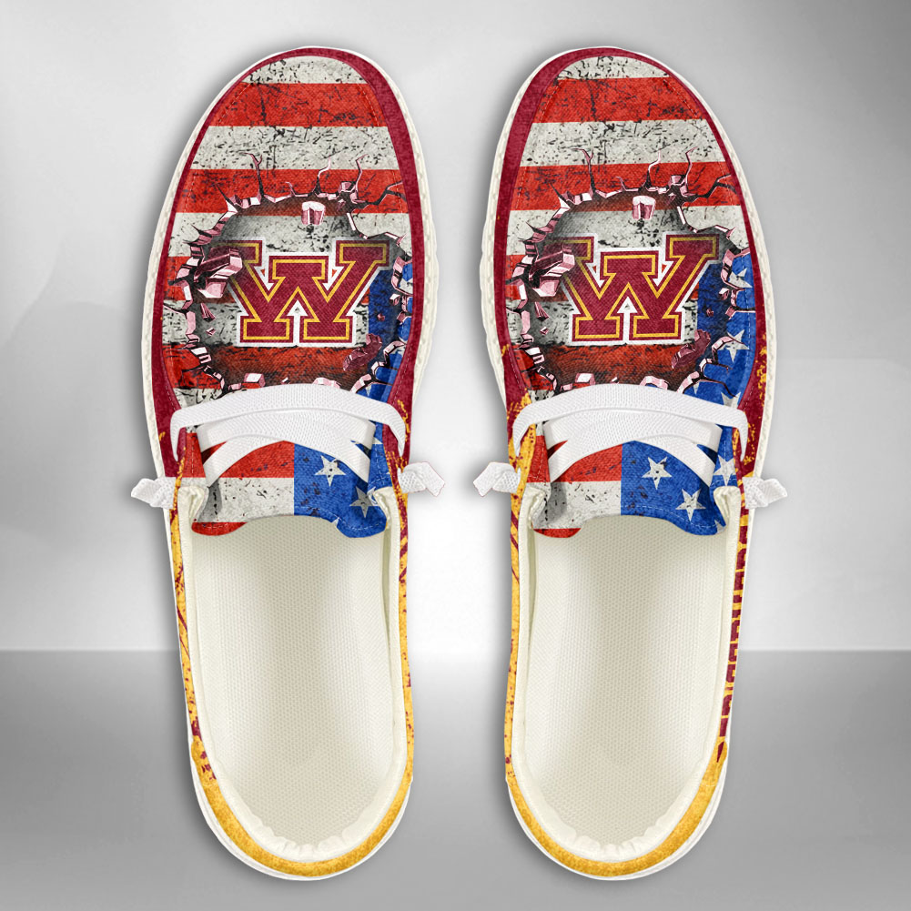 North Carolina Tar Heels Personalized Hey Dude Sports Shoes - Custom Name Design