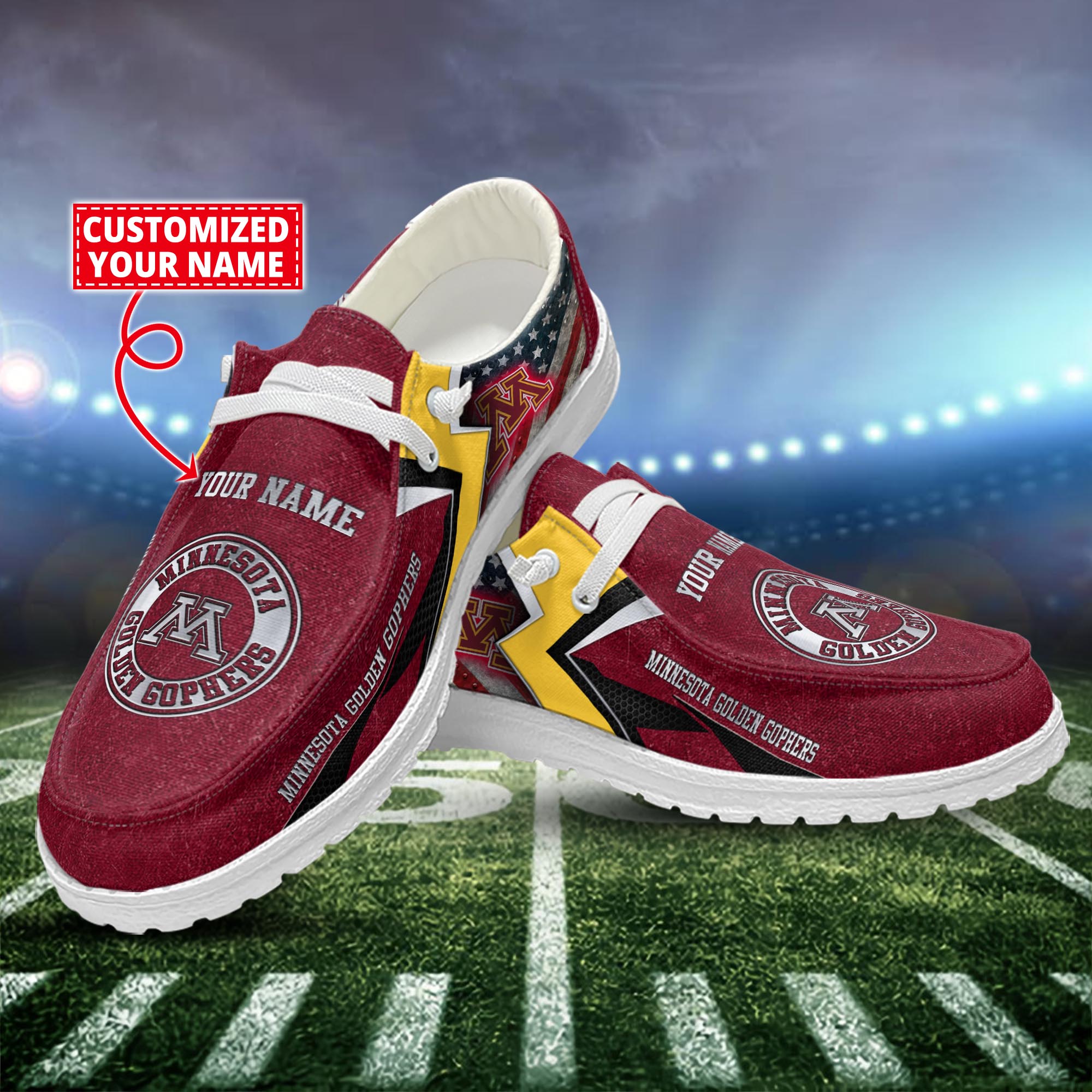 Pittsburgh Panthers Personalized Hey Dude Sports Shoes - Custom Name Design