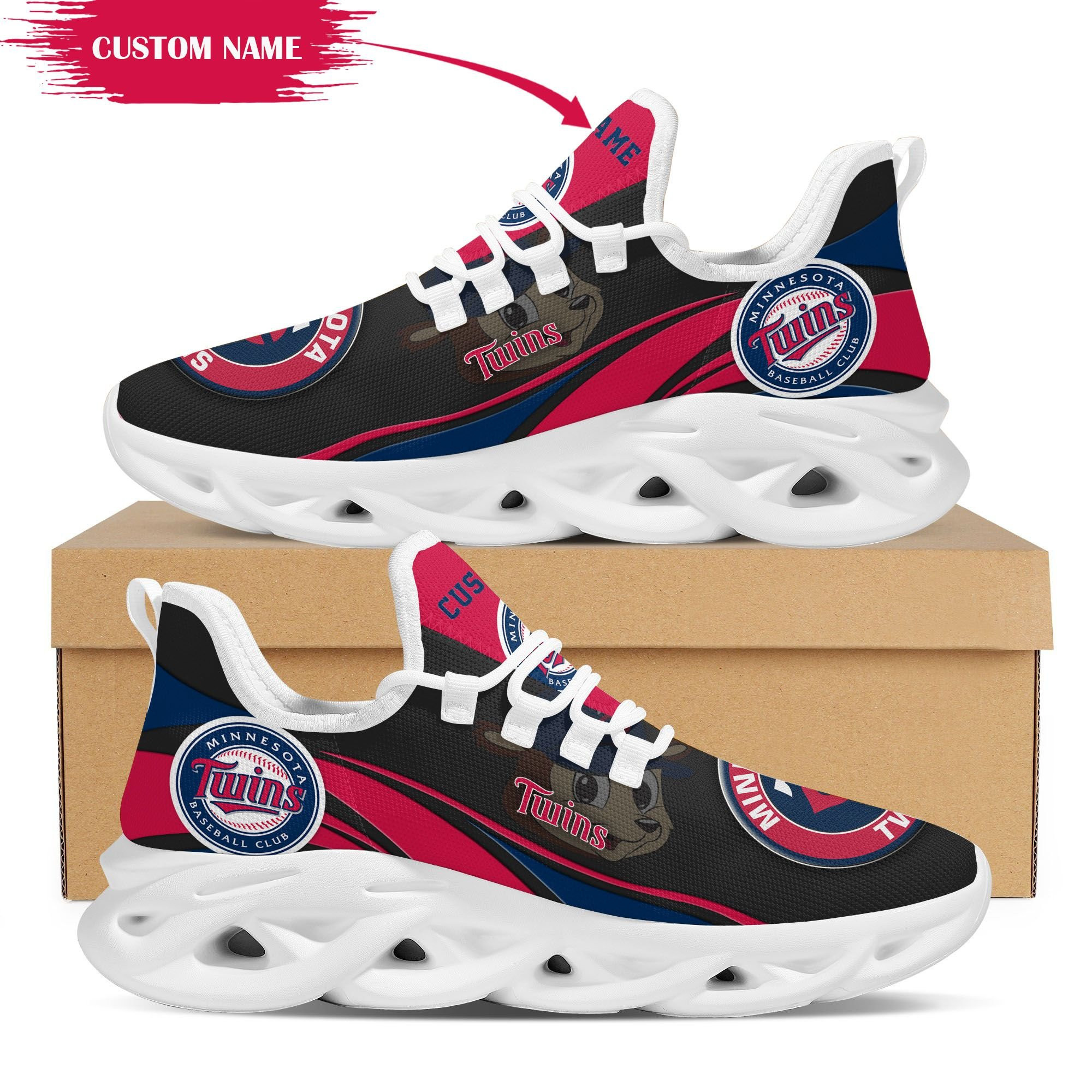 Baltimore Ravens Custom Personalized Max Soul Sneakers Shoes