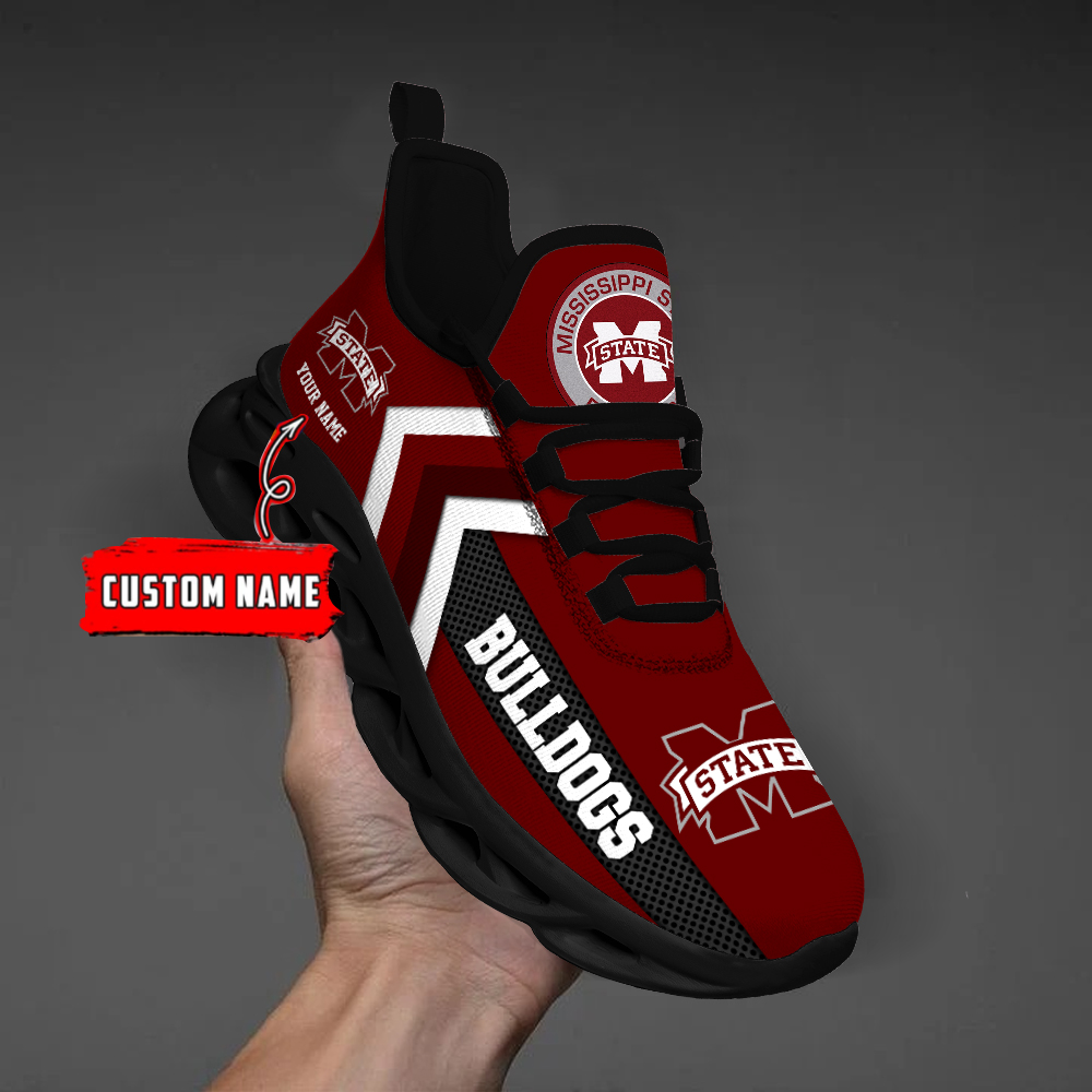 Miami Hurricanes Custom Name  PERSONALIZED MAX SOUL SHOES  DS004