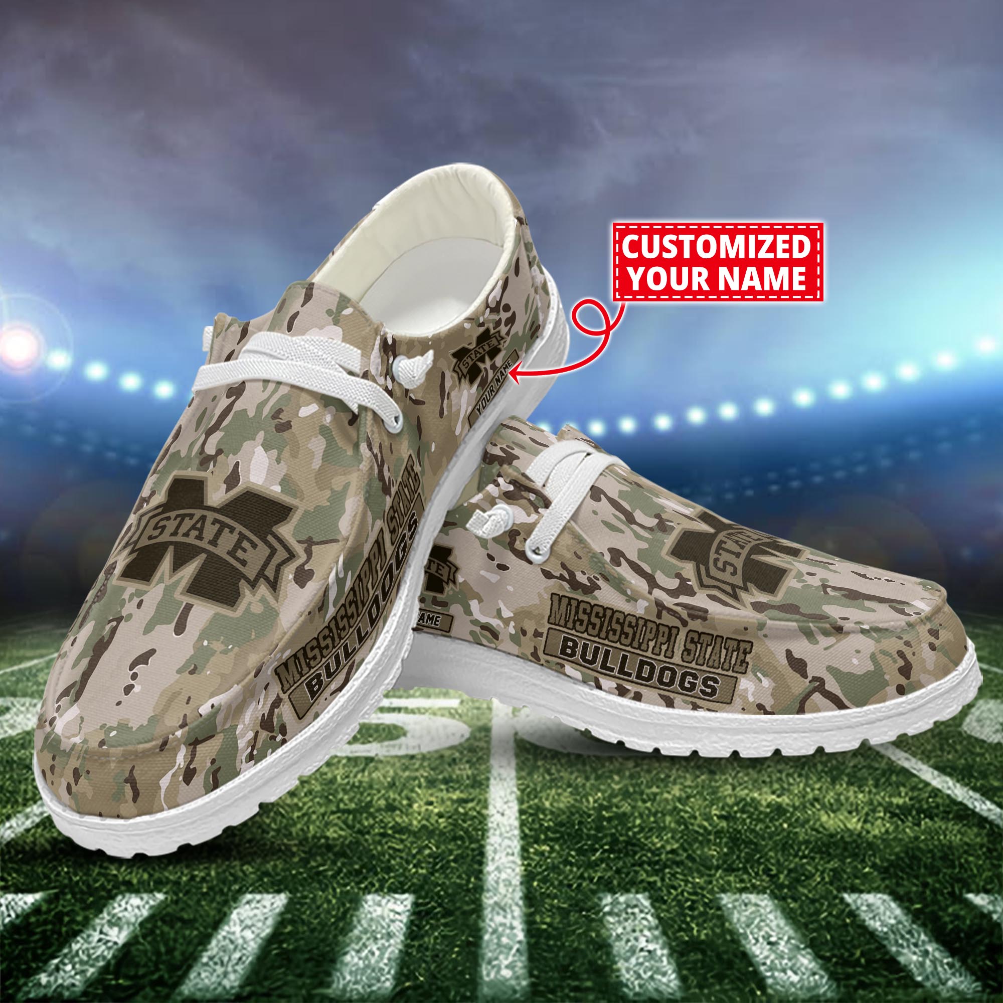 Minnesota Vikings Personalized Hey Dude Sports Shoes - Custom Name Design