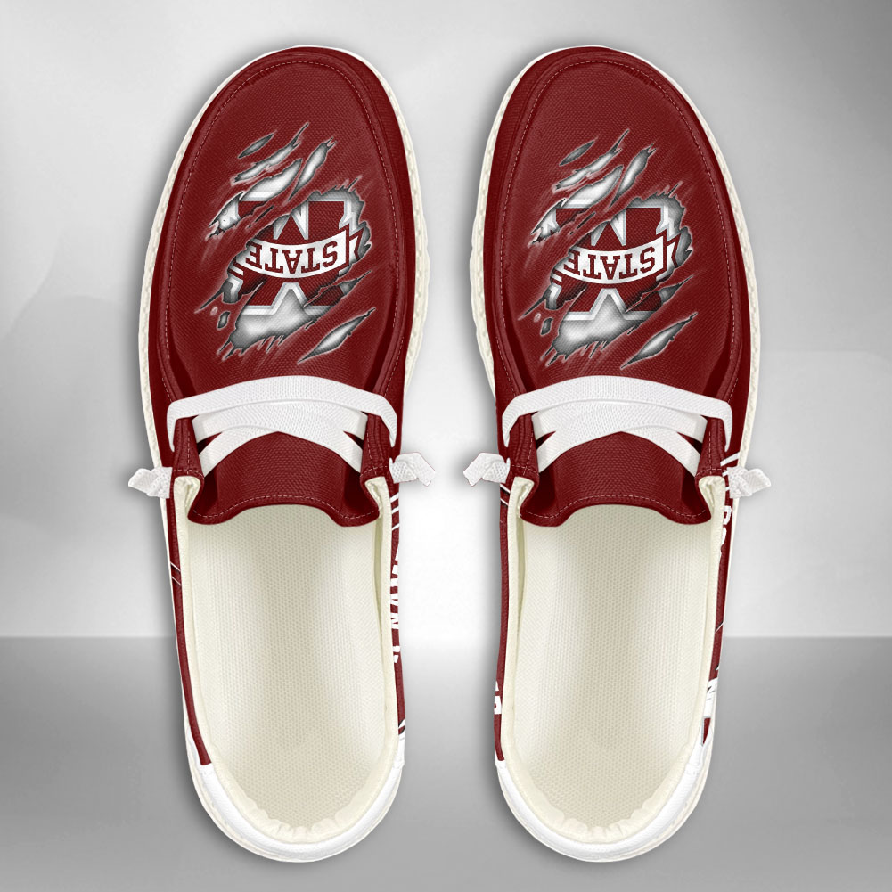 Northern Illinois Huskies Personalized Hey Dude Sports Shoes - Custom Name Design