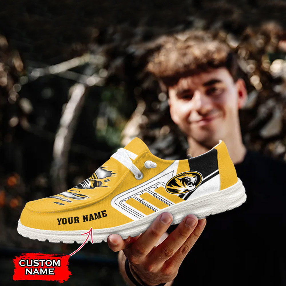 Michigan State Spartans Personalized Hey Dude Sports Shoes - Custom Name Design