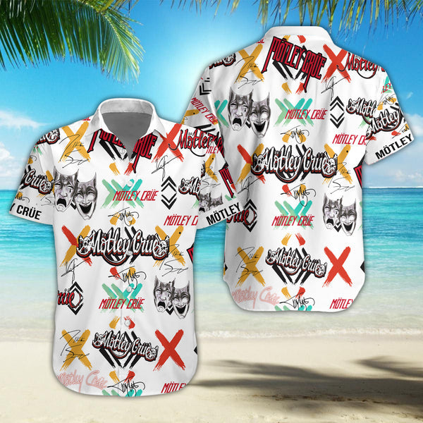 The Rolling Stones The Rock 'n Roll Legend Colorful Pattern Hawaiian Shirt
