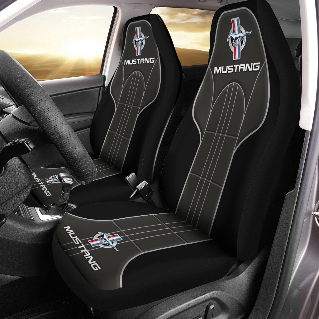 Mustang Car Seat Cover ( Set Of 2 )