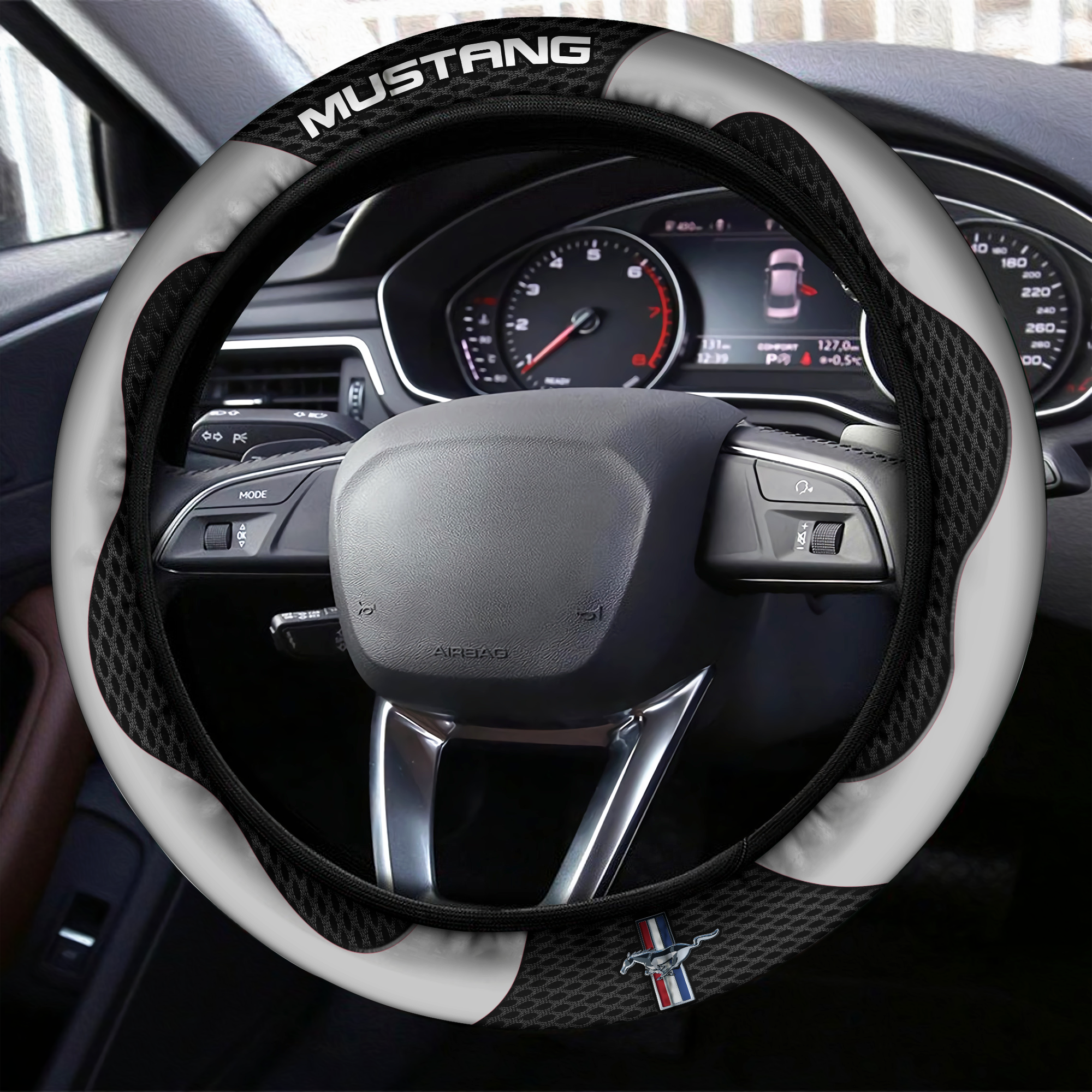 Mustang Steering Wheel Cover L2