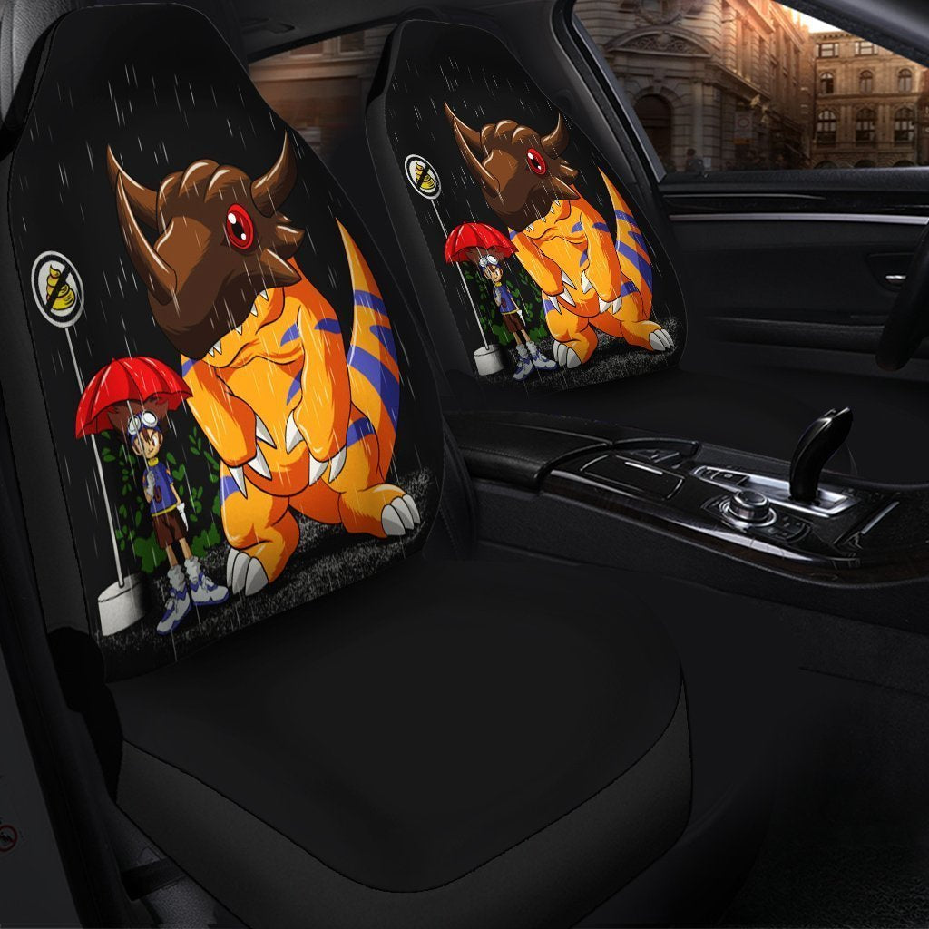 Mm Yellow Chocolate Car Seat Cover ( Set of 2)