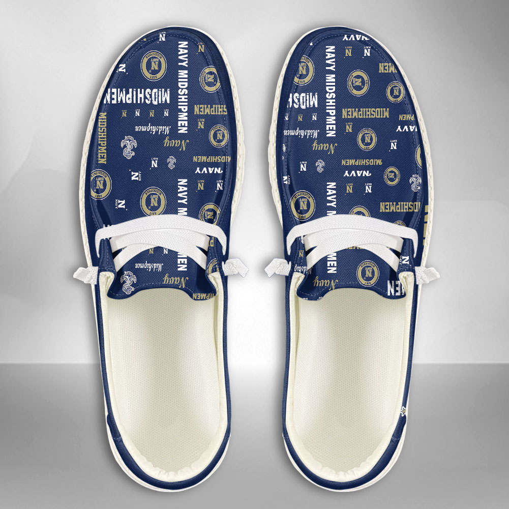 SMU Mustangs Personalized Hey Dude Sports Shoes - Custom Name Design