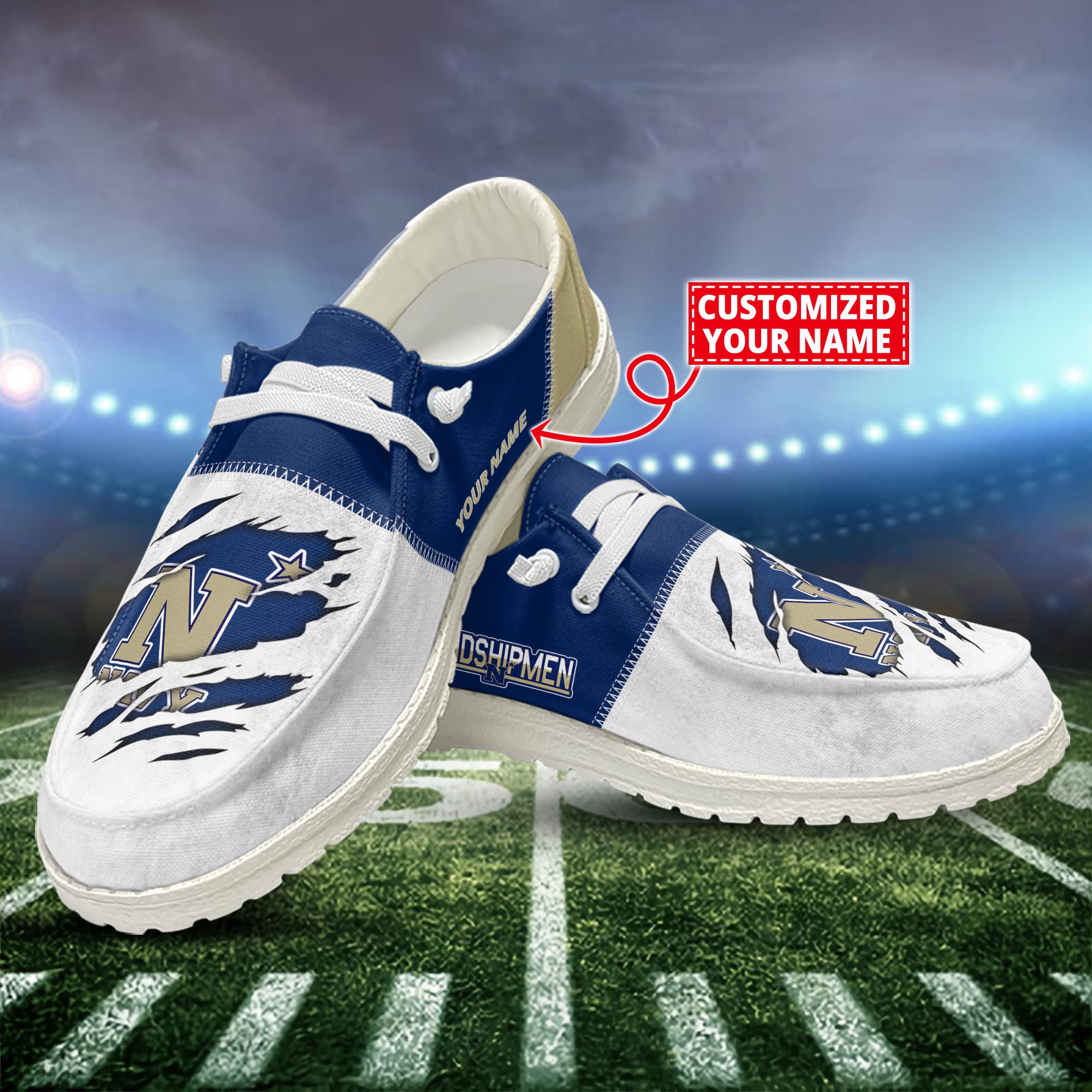 Cincinnati Bengals Personalized Hey Dude Sports Shoes - Custom Name Design