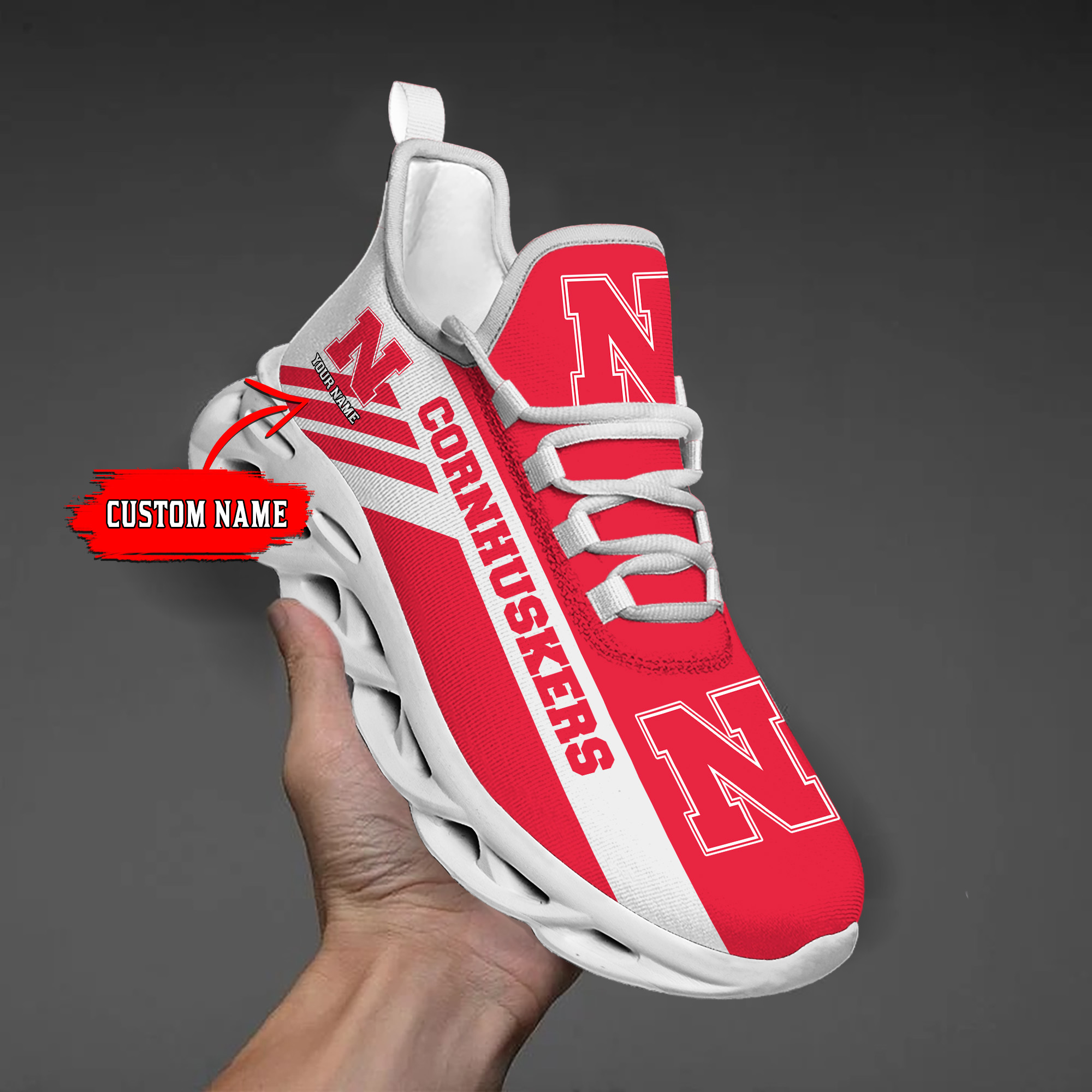 Florida State Seminoles Custom Name  PERSONALIZED MAX SOUL SHOES  DS004