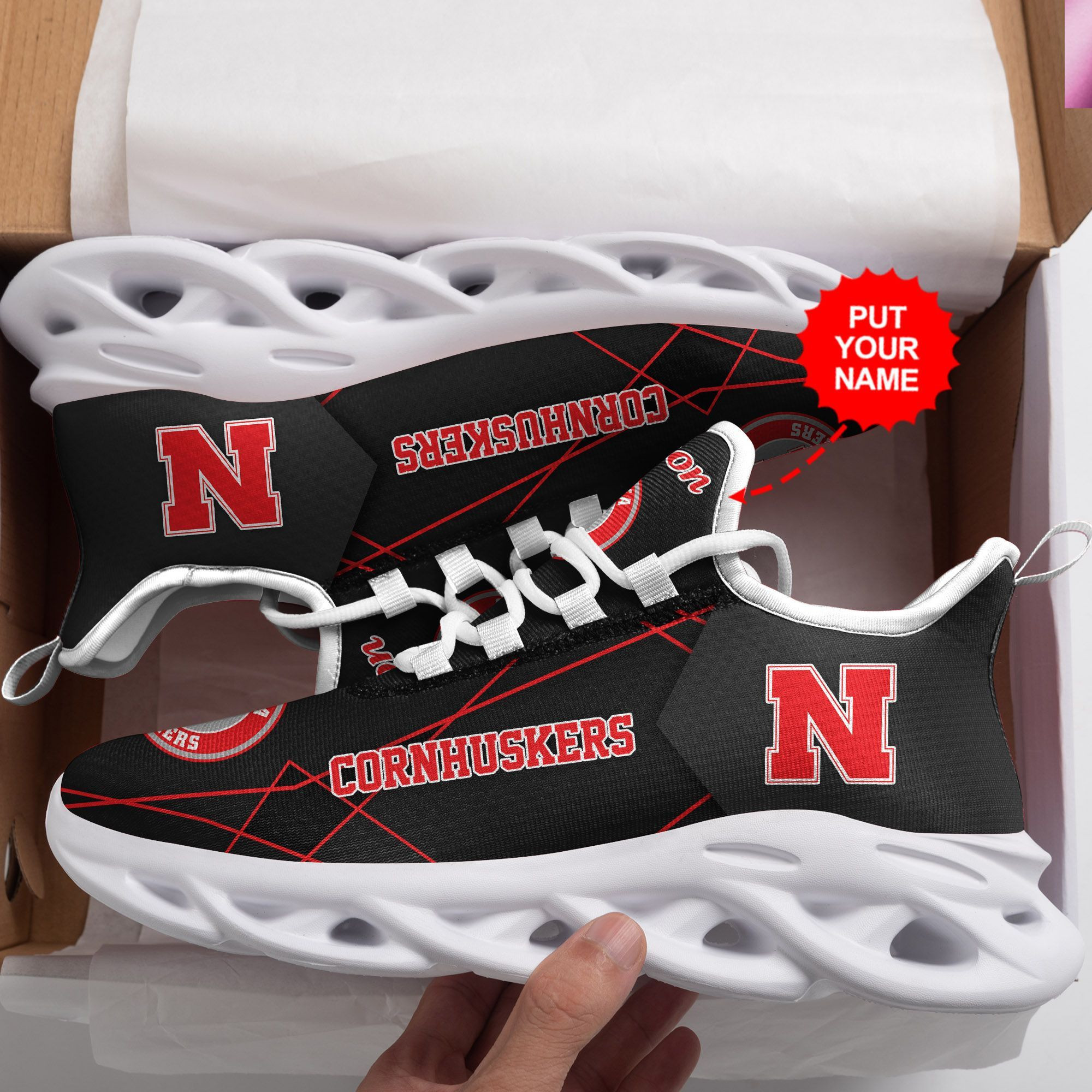 Stanford Cardinal Custom Personalized Max Soul Sneakers Shoes Stanford University